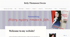 Desktop Screenshot of bettythomasonowens.com