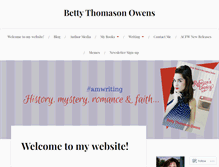 Tablet Screenshot of bettythomasonowens.com